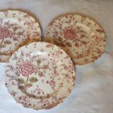 3 English plates by Johnson Bros