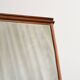 Scandinavian teak vanity table with integrated mirror, 1960s