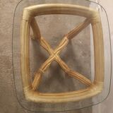 Table basse en rotin