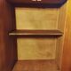 Vintage two-door wooden wardrobe