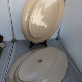 Set of oval dishes of Sarreguemine