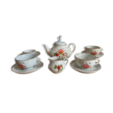 Service dinette faience old