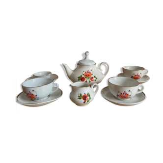 Service dinette faience old