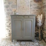 Restored parisian buffet in grey