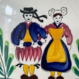 Set of 3 old plates MBFA Pornic, peninsula of Rhuys