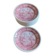 Ensemble de douze assiettes plates Villeroy & Boch – Rusticana, décor cottage anglais, coloris rose