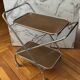Vintage rolling dessert trolley