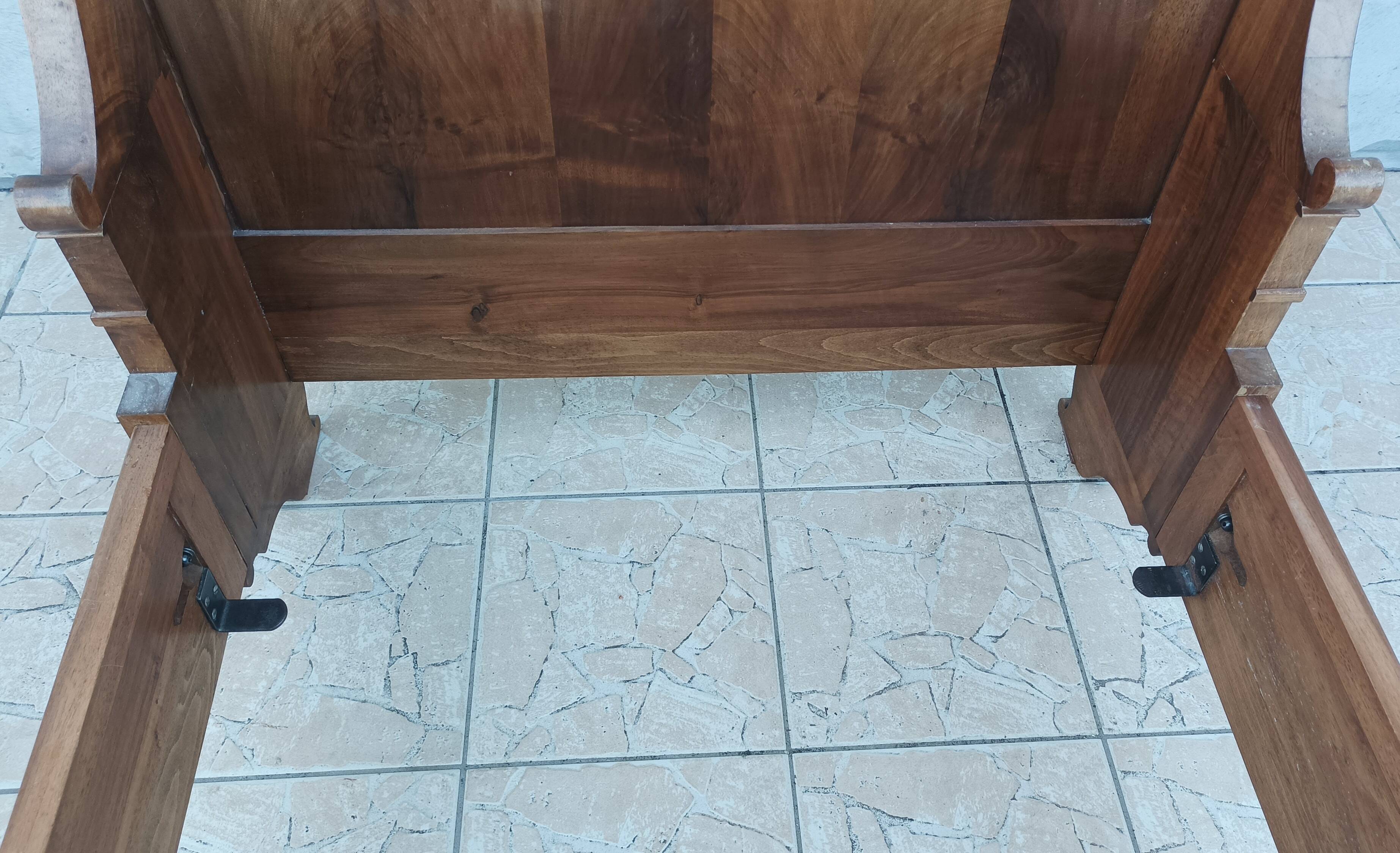 Empire style mahogany bed