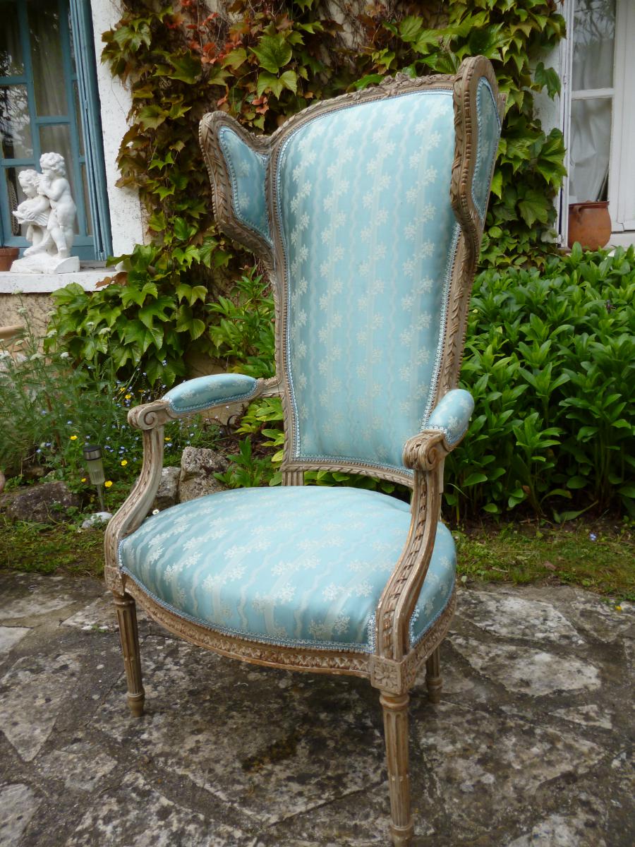 Fauteuil Louis XVI à Oreilles