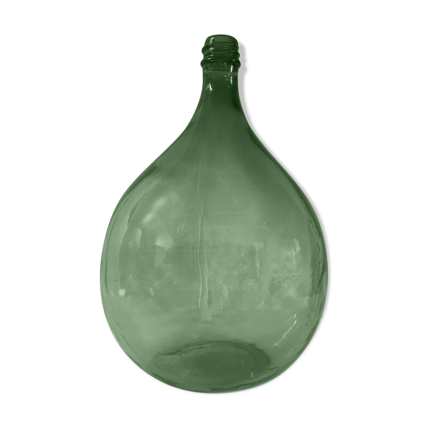Demijohn 40L in green glass