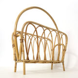 70s rattan magazine door