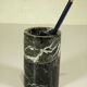 Pot - vase in black marble 10 cm