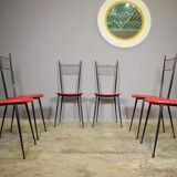 Set of 6 chairs, 1950s