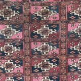 Tapis ancien Selle Tékké Boukhara fait main 64X107 CM