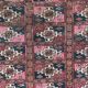 Saddle Tekke Bokhara rug old handmade 64 X 107 CM