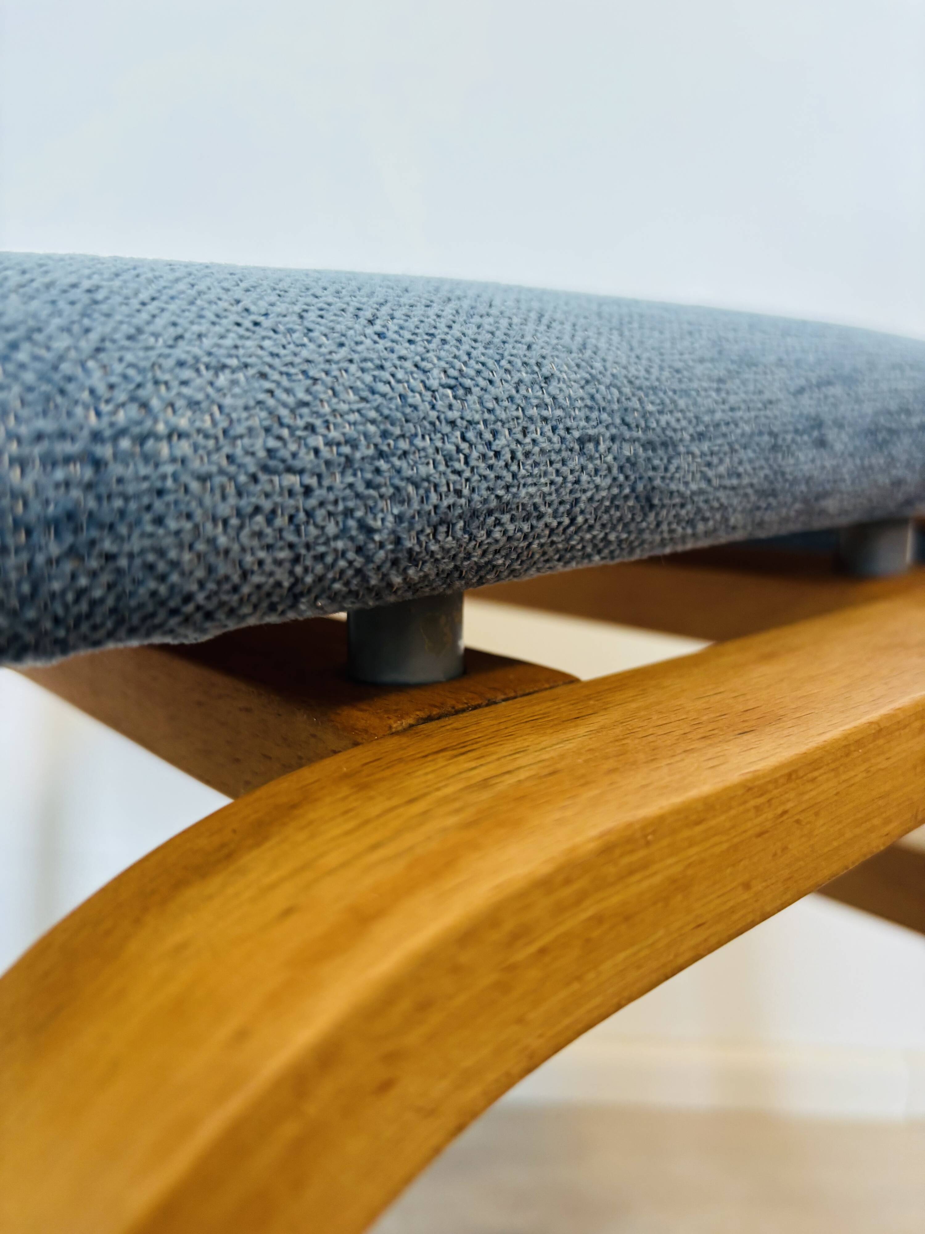 Mid-Century Ottoman by Ludvik Volak for Ton, Czechoslovakia 1970’s