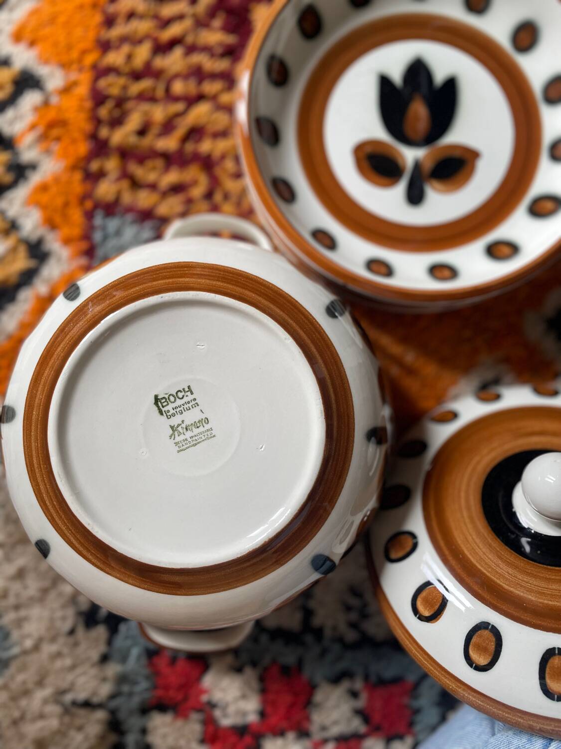 Kimono set from Boch La Louvière