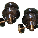 Suite of 2 sconces vintage "RD2340" by Carl Fagerlund for Orrefors
