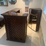 🍸 Vintage corner bar with sink and mini-fridge – unique piece