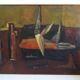 Cubist painting still life oil on canvas Thérèse Martin