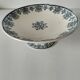 Ironstone compote by Manufacture Clairefontaine, Regency decoration, circa 1900.