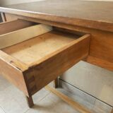 High table / Console in solid wood from the 50s