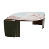 Vintage marble table 80s by Rochebobois