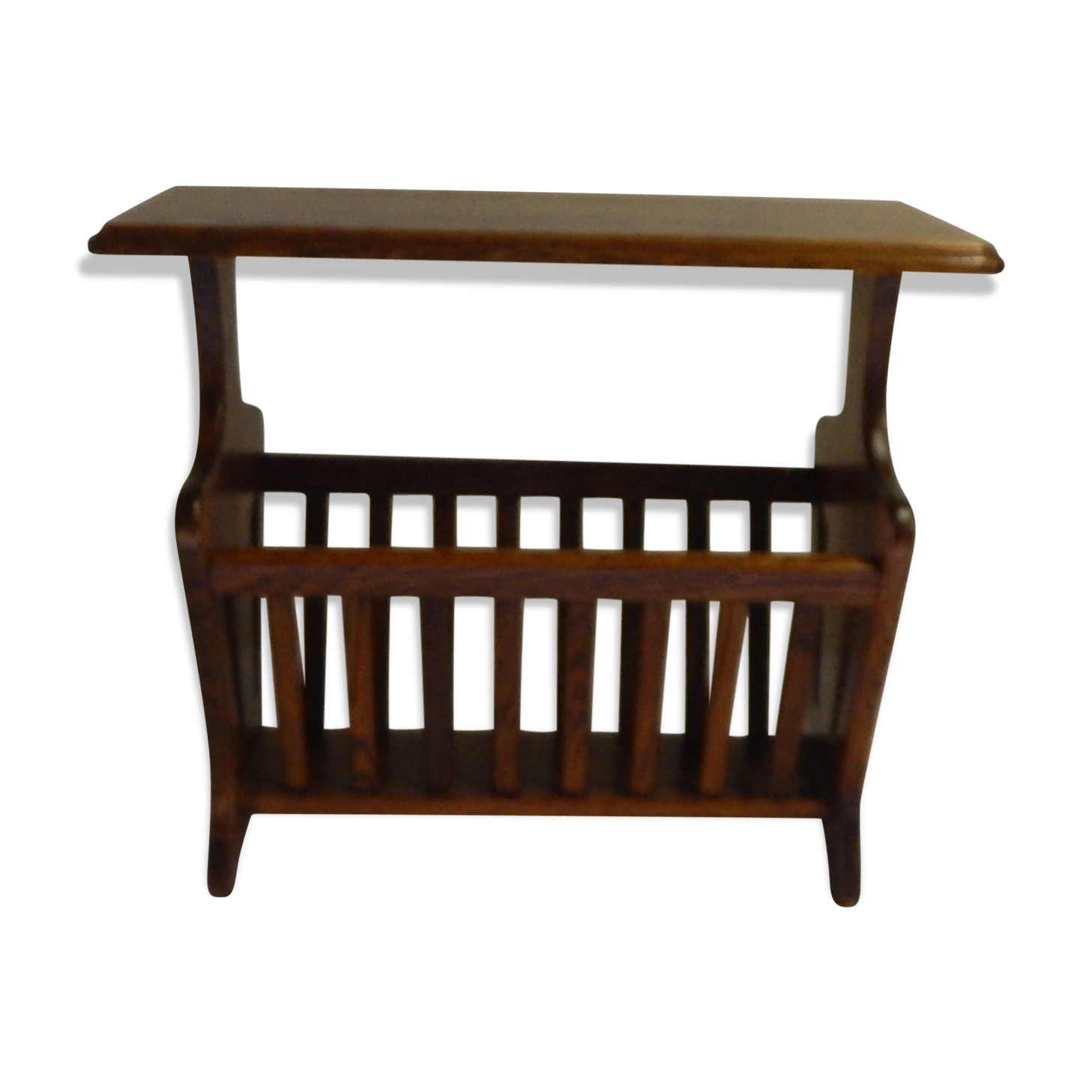 Wooden magazine rack