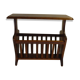 Wooden magazine rack