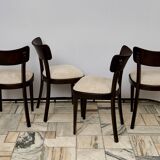 Set of four chairs TON Czechoslovakia 1960s