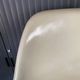 Eames lounge chair white fibre parchment base cat’s cradle Herman Miller