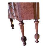 Classical Dutch Oak Display Cabinet With 2 Drawers, 2nd Half Of The 18th Century