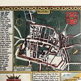 Hantshire Described and Devided, Reproduction of Map of County Hampshire by John Speed (1552-1629)