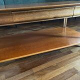Cherry wood coffee table from the 80s