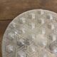 Vintage Italian glass relief ceiling light "Bubble" – 1970s style