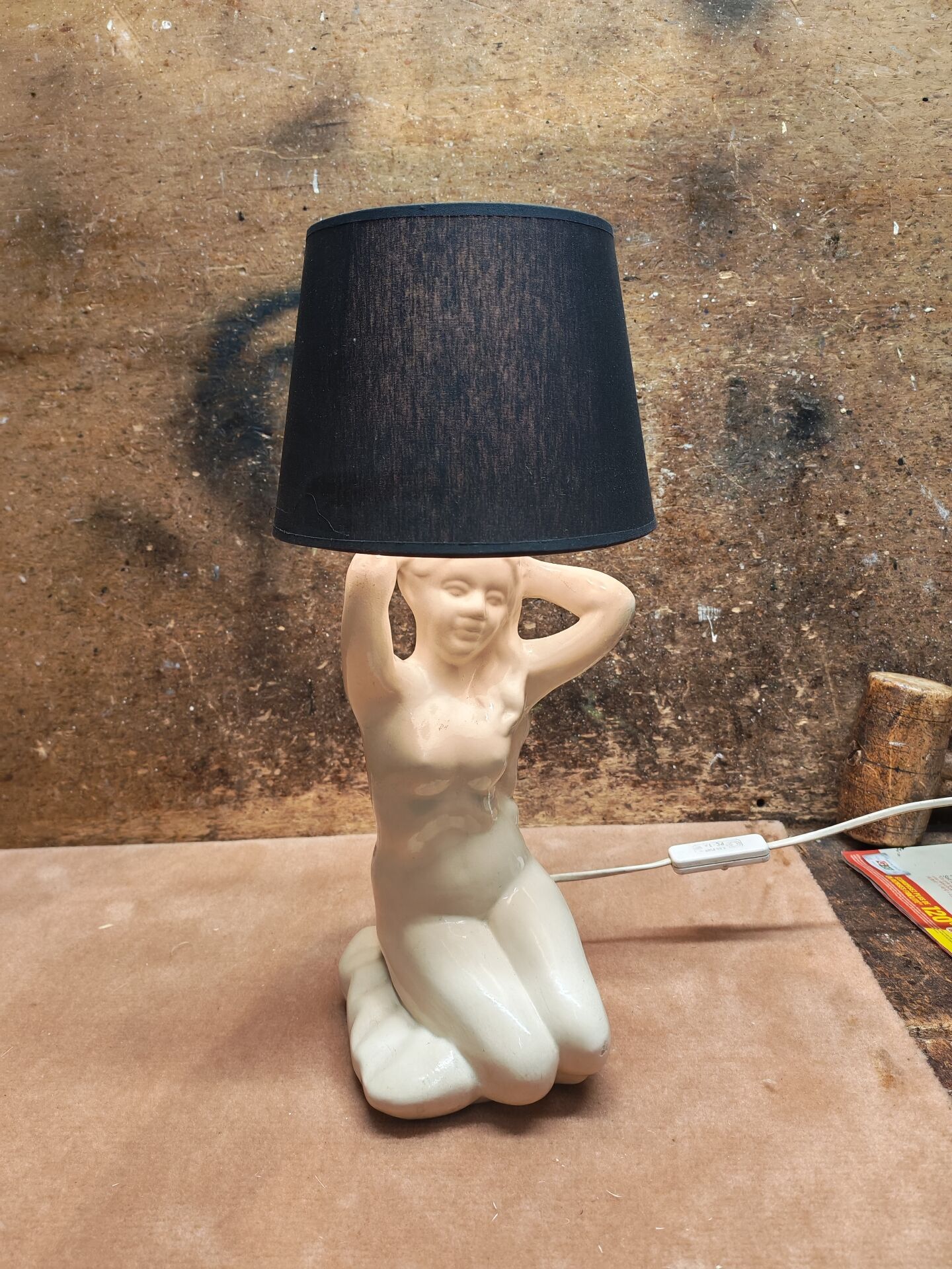 Art Deco style ceramic lamp