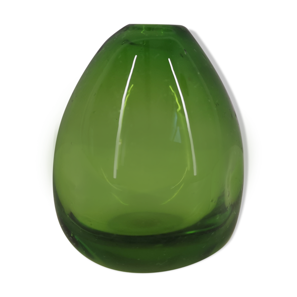 Vase soliflore en verre, années 60, verrerie française — Beyit