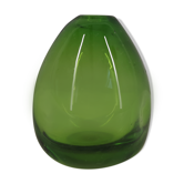 Vase soliflore en verre, années 60, verrerie française