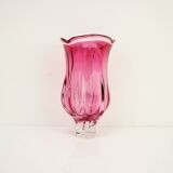 Art Glass Vase by Josef Hospodka for Chribska Glassworks, 1960's