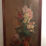 Tableau huile sur toile signée