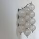 Vintage "Sterrenbeeld" wall lamp, Murano bubbled glass, Raak Netherlands 1960