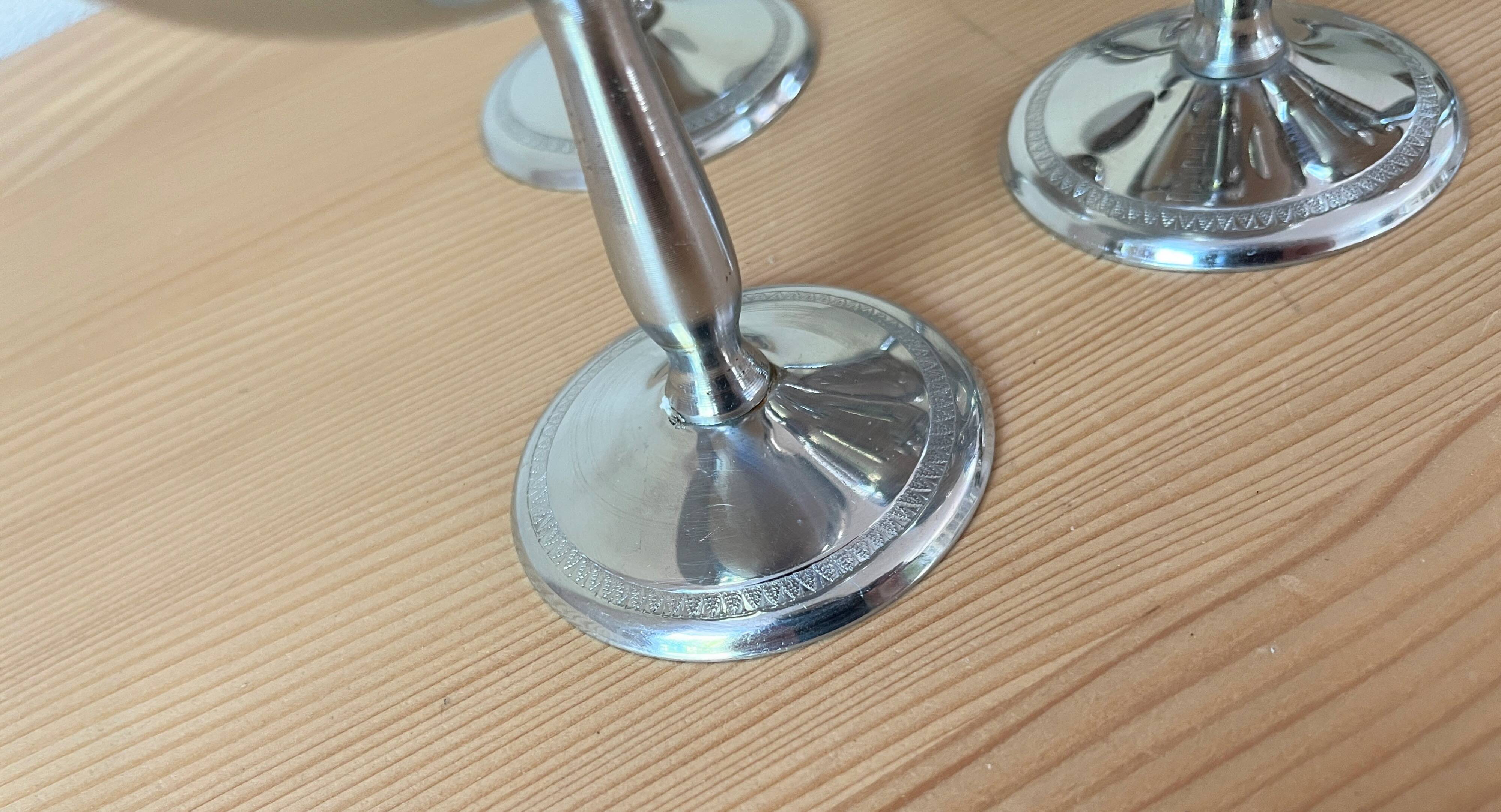 6 coupes à glace en inox