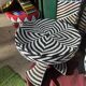 African Three-Legged Stool Beaded – Decorative African Seat