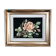 Painting on velvet "La rose" signed L. Boucher