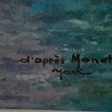 Monet - Sunlight in the Fog, Mack Sign