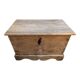 Rustic solid oak storage chest