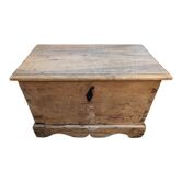 Rustic solid oak storage chest
