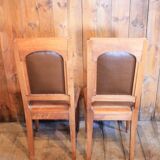 Suite of 6 art-deco chairs