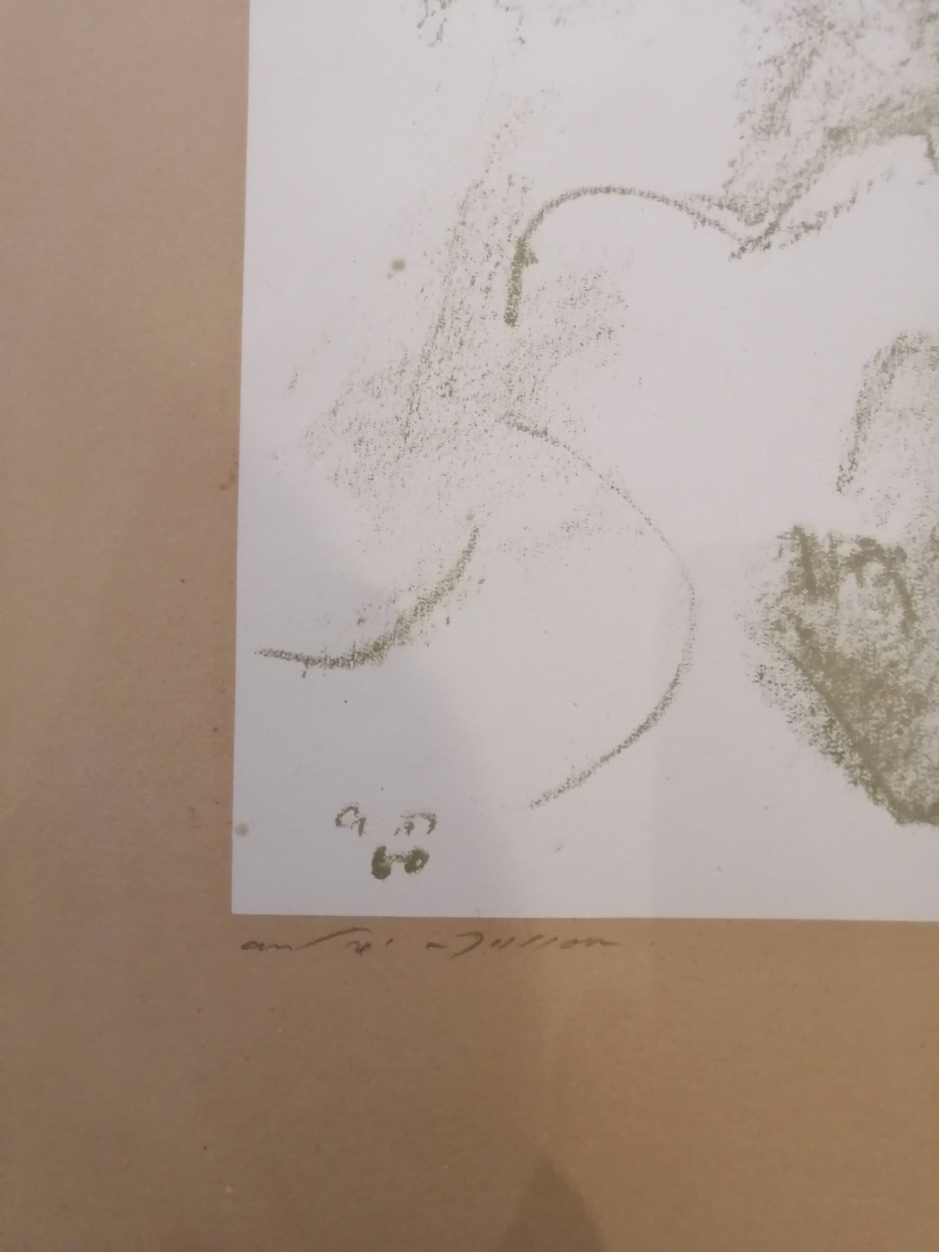 André Masson (1896–1987) – The Reader, original signed lithograph, Paris