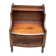 19th century Georgian bedside table in solid mahogany wood